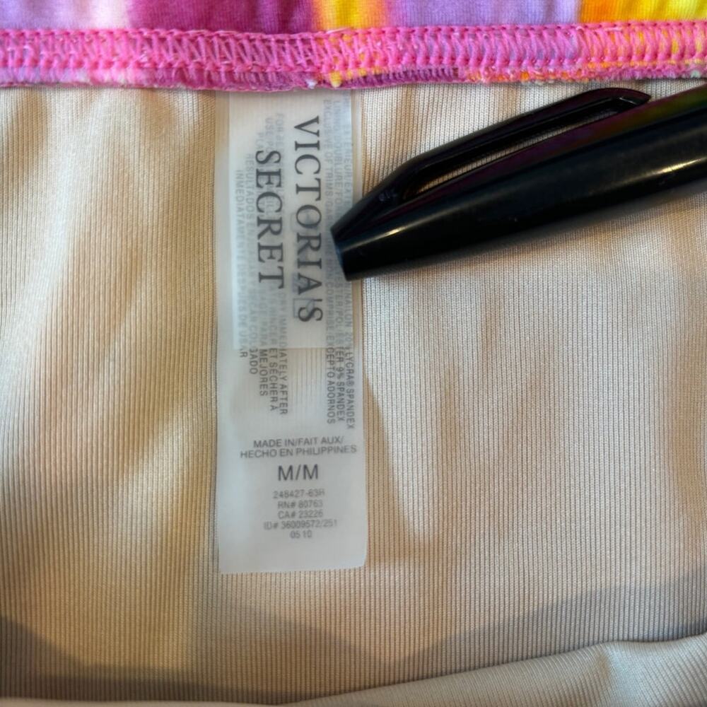 Victorias Secret Swimwear Multicolor Tankini Swimsuit 34A + 2 Bottoms M / L - Picture 11 of 11